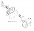 Polaris Rzr Clutch Cover Inner Genuine Oem Part Qty 1