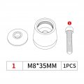 Emlevo For Kawasaki Zx6 Zx-6 Zx6rr Zx6r 2004-2010 Motorcycle Anti-skid Handlebar Hand Rubber Grips Handle Bar Ends Cap Plug 7 8