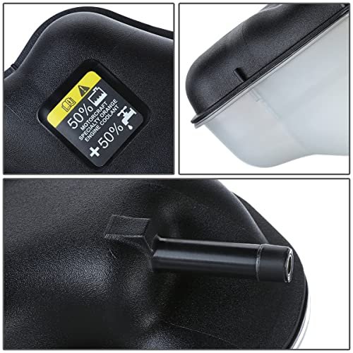Auto Dynasty Fo3014116 Factory Style Car Coolant Overflow Reservoir Tank With Cap For Ford Mustang 0l 4 6l 05-10 White
