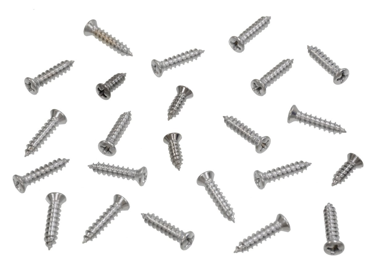 1963 1967 Corvette Hard Top Moulding Screw Set Rear Inside 23 Pieces Model 342224