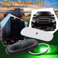Ledvillage 3 4 Inch Smoked Lens Green Led Clearance Lamp Side Marker Fender Lights Dually Bed For Truck Pickup Rv Universal 12v