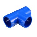 25mm Slip Tee Pvc Pipe Fitting T-shaped Coupling Connector Blue 10 Pcs 