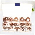 Supvox 1 Box 150pcs Copper Sump Plug Washer Gasket