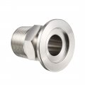 Uxcell Pipe Fitting 3 4 Pt Male Threaded To 1 57 Ferrule Stainless Steel Clamp Pack Of 2