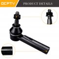 Ocpty New 2-piece Fit For 2010-2015 Cadillac Srx Chevrolet Equinox Gmc Terrain 2 Front Outer Tie Rod End