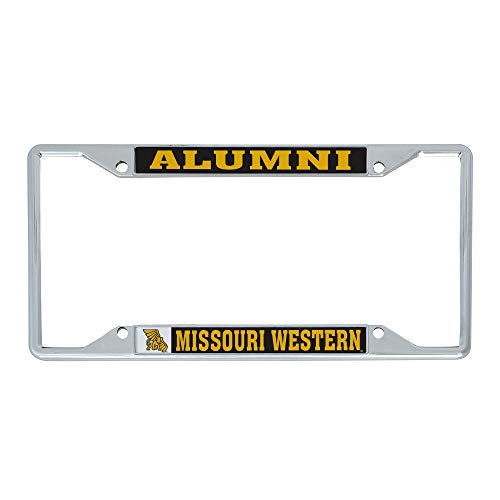 Missouri Western State University Griffons Alumni License Plate Frame Officially Licensed Zinc Alloy Metal Car Tag Holder 6 25