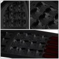 Auto Dynasty Full Led Tail Lights Assembly For 2005-2015 Toyota Tacoma Driver And Passenger Side Chrome Housing Smoked Lens