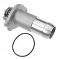 A-premium Engine Coolant Thermostat Housing Assembly Compatible With Chevry Gmc Hummer Models Fits Colorado Canyon 04-12 H3 T 3