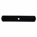 Gliderite Hardware 1079-mb-25 6 Inch Long Narrow Rounded Rectangle Matte Black Cabinet Back Plate 25 Pack 