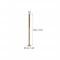 Uxcell M4 X 75mm Male Thread Phillips Pan Head Bolt Screw For Double Bed Furniture Tv Rack Wall Hanging 5pcs