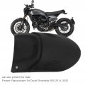 Black Front Fender Extensiona Qiilu Mudguard Black Extension Extender Motorcycle Accessories Replacement For Ducati Scrambler