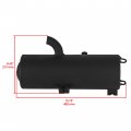 Caltric Black Exhaust Muffler Silencer Compatible With Polaris Sportsman 570 6x6 2018 2019 2020 2021