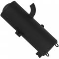 Caltric Black Exhaust Muffler Silencer Compatible With Polaris Sportsman 570 6x6 2018 2019 2020 2021