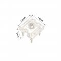 20 Pcs Piranha Red Led Diode Lights Super Flux 4 Pins Clear Dc2-2 2v Lighting Bulb Lamps Electronics Components Light Emitting