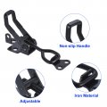 Uxcell 6 Pack Adjustable Toggle Clamp Metal Pull Latch 4002 Style Quick Release For Cabinet Door Case Trunk Black Not Included