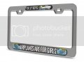 Silly Boys Airplanes Are For Girls Aviation Pilot Ch 3d Metal License Plate Frame Auto Suv Truck Tag Holder D87 