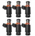 Iwp022 021906031d 021906031b New Set 6 Fuel Injectors Matched For Vw Golf Jetta 99-02 Eurovan 97 99-00 2 8l