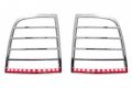 Razer Auto Chrome Led Tail Light Bezel Trim Cover For 2007-2010 Ford Explorer 