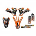 2002 Sx Podium Orange Senge Graphics Base Kit For Ktm 