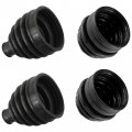 Caltric 2 Front Axle Inner Outer Cv Boot Kit For Compatible With Yamaha Rhino 700 Yxr700f 4wd Fi 2008-2013