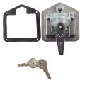 Wflnhb 2 Stainless Steel Trailer Door Latch T-handle Lock For Camper Rv Truck Tool With Keys