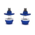 Httmt- Motorcycle Universal Cnc Swingarm Swing Arm Spools Sliders Stand Bobbins 10mm Blue 