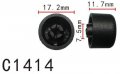Autobahn88 Black Gearbox Vent Cap Clip Compatible With Volkswagen Oem 014301485 Pack Of 20