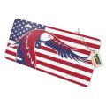 Graphics More Patriotic Red White And Blue American Bald Eagle Over Usa Flag Novelty Metal Vanity Tag License Plate