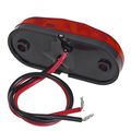 Amber Red 2 5 Diode Oval Led Trailer Truck Clearance Light Side Marker 4pcs