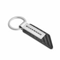 Ipick Image For Chevrolet Silverado Silver Metal Plate Carbon Fiber Texture Black Pu Leather Key Chain Keychain Official