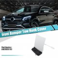 Uxcell Front Bumper Tow Hook Cover Towing Eye Cap For Mercedes-benz Gle 350 2020-2023 No A1678856103 White