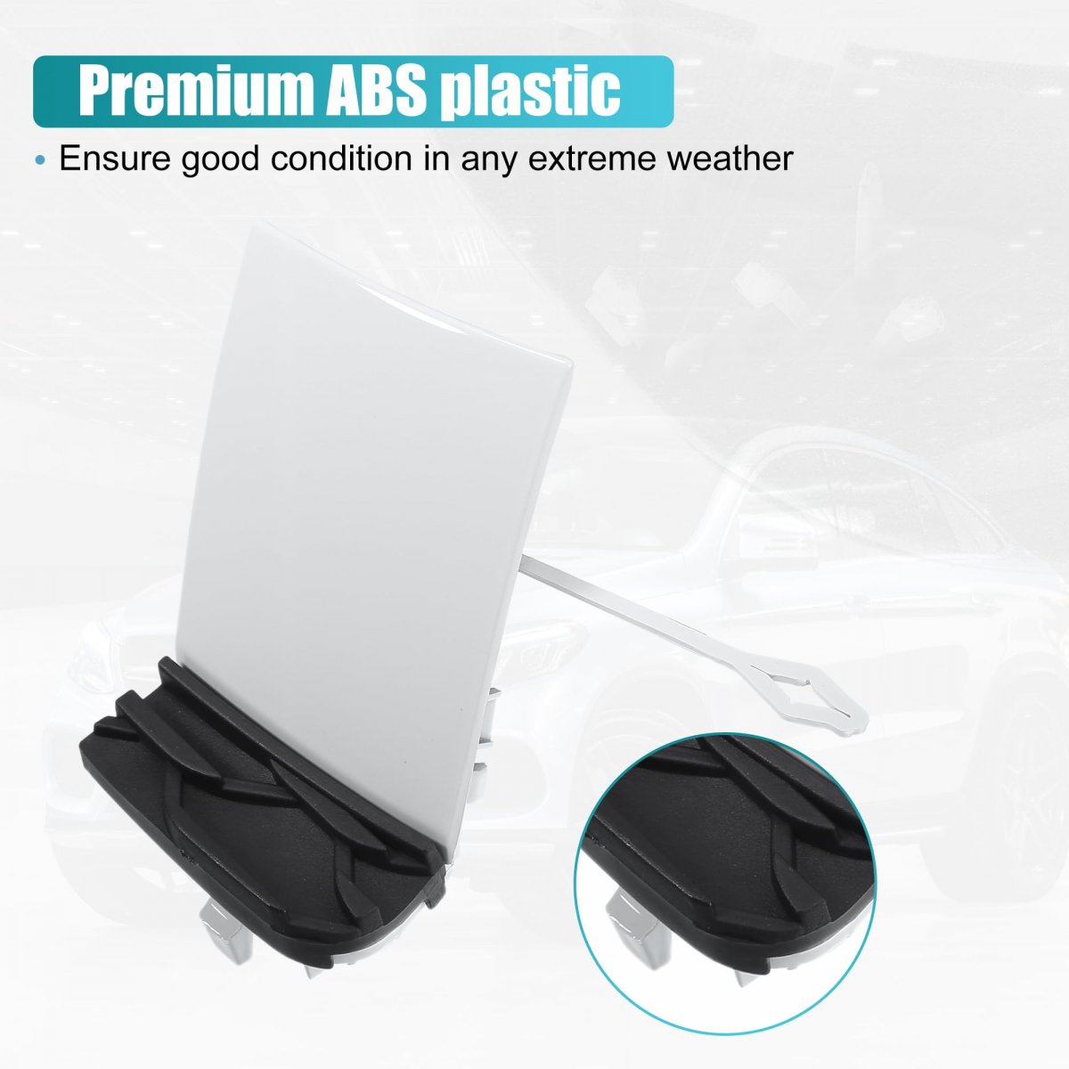 Front Bumper Tow Hook Cover Towing Eye Cap For Mercedes-benz Gle 350 2020-2023 No A1678856103 White
