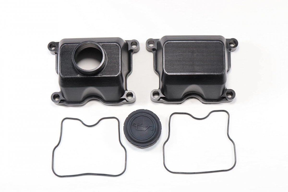 Atvworks Compatible Replacement For Kawasaki Mule Kaf620 Valve Cover Rocker Case 11022-2068 11022-2056 With 2 Gaskets Replaces