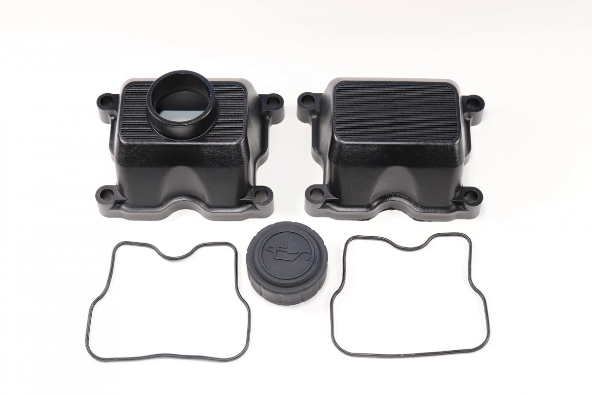 Atvworks Compatible Replacement For Kawasaki Mule Kaf620 Valve Cover Rocker Case 11022-2068 11022-2056 With 2 Gaskets Replaces