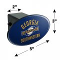 Georgia Southwestern State University Hurricanes Logo Oval Tow Hitch Cover Trailer Plug Insert 2