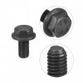 Uxcell Metric M10x20mm Hex Flange Bolts 3pcs 10 9 Grade Carbon Steel Hexagon Head Screws