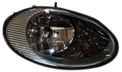 Passenger Side Headlight Assembly For Ford Taurus 1996 1998 Halogen Light Source With Clear Plastic Lens And Waterproof Feature