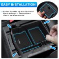 Autorder Center Console Organizer For 2019-2024 Subaru Forester Accessories Armrest Storage Box Secondary Insert Tray With 2