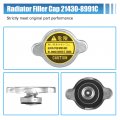 Uxcell No 21501-9ha0a 21430-8991c Engine Radiator Filler Neck With Fully Sealed Cap For Nissan Altima 2 5l L4 2007-2013 Plastic