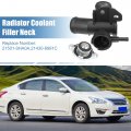 Uxcell No 21501-9ha0a 21430-8991c Engine Radiator Filler Neck With Fully Sealed Cap For Nissan Altima 2 5l L4 2007-2013 Plastic
