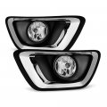 Chrome Housing Oe-style Front Fog Light Driving Lamp Assembly For 2015-2019 Chevy Colorado Pickup Truck Bezel Universal Wiring 