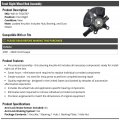 Front Right Passenger Side Wheel Bearing Hub Assembly With Knuckle And Brake Dust Shield Compatible 2001-2004 Ford Escape With