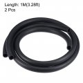 Uxcell 2pcs Lubricating Oil Hose 13mm 1 2-inch Id X 18mm Od 3 3ft Water Tube Black Rubber Tubing