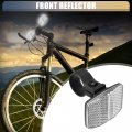 X Autohaux Bike Reflectors 2 13 X1 57 Bicycle Warning Reflector Accessories Plastic White
