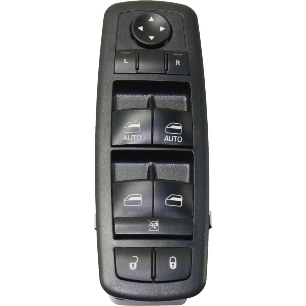 Power Window Switch For Dodge Nitro 2008 2009 2010 2011 Driver Side Front Black Blade Terminals 2 Female Connectors Repd505208