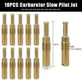 40x Carburetor Main Jet Slow Pilot Kit Fit For Scooters Atvs Karts With 125cc 150cc 200cc 250cc Gy6 Motors Carburetors Replace
