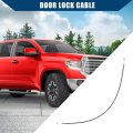 Hihaha No 69710-0c010 Door Lock Cable For Toyota Tundra 2000-2006 Rod Durable 1 Pcs Black
