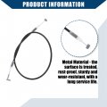 Hihaha No 69710-0c010 Door Lock Cable For Toyota Tundra 2000-2006 Rod Durable 1 Pcs Black