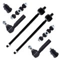 8pc Set Front Suspension Kit Fit 2000-2005 For Dodge Neon 2000-2001 Plymouth Inner Tie Rod End Outer Lower Ball Joint Sway Bar