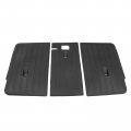 Ikon Motorsports Protector Backrest Covers For 2020-2023 Tesla Model Y Black Injection Tpe All Weather Waterproof Anti-slip 